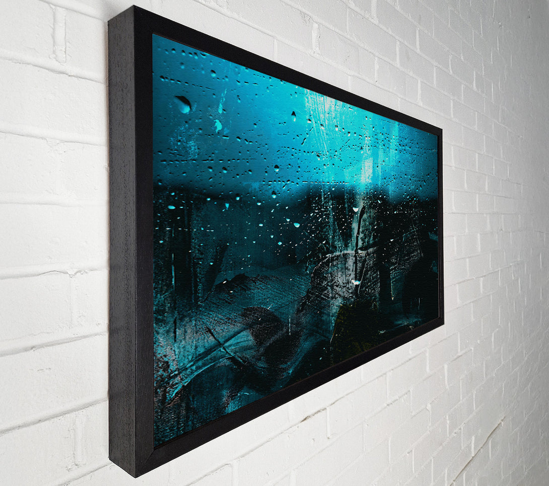  A Canvas Print of Azure Rainscape Canvas Print