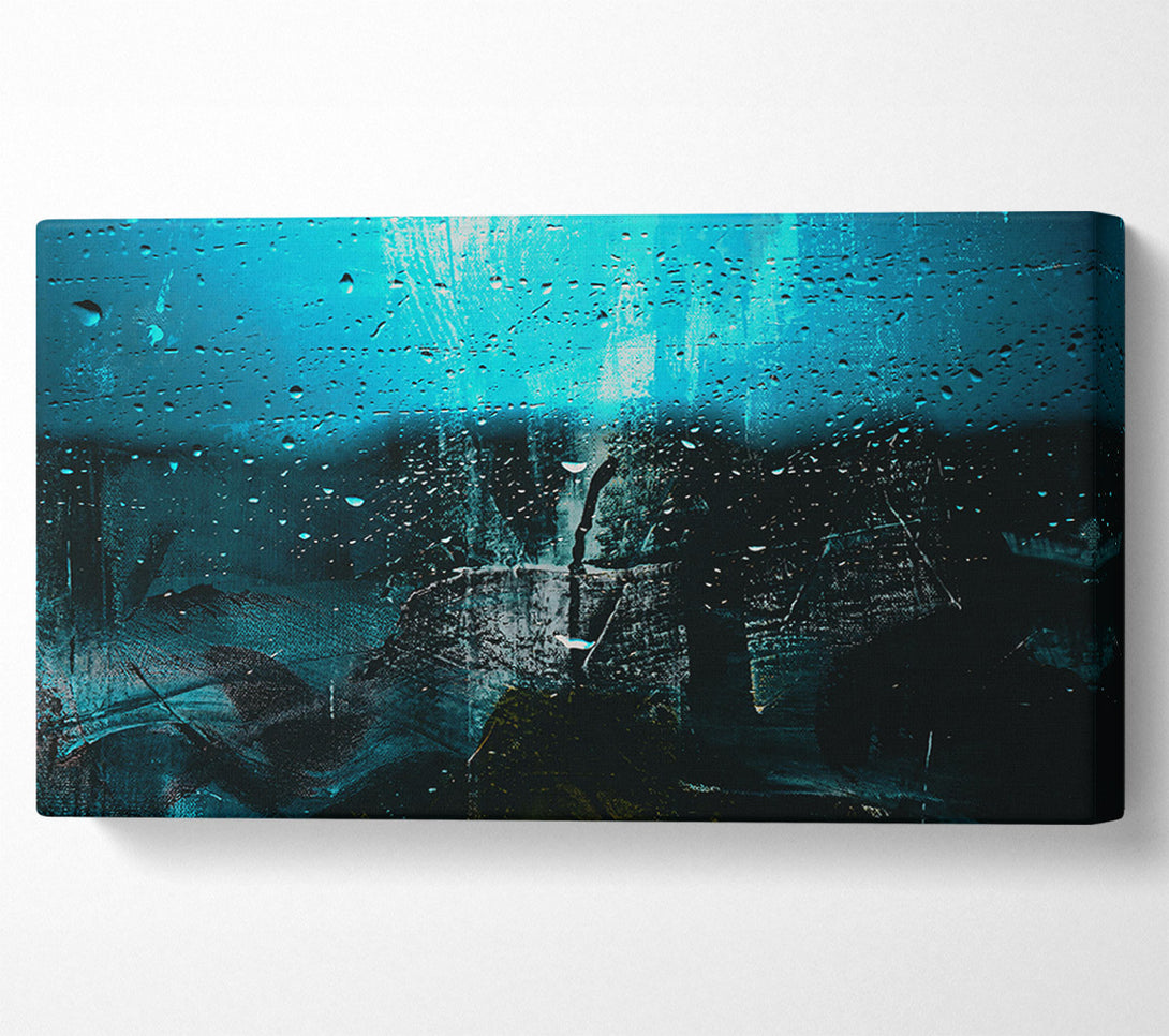  A Canvas Print of Azure Rainscape Canvas Print