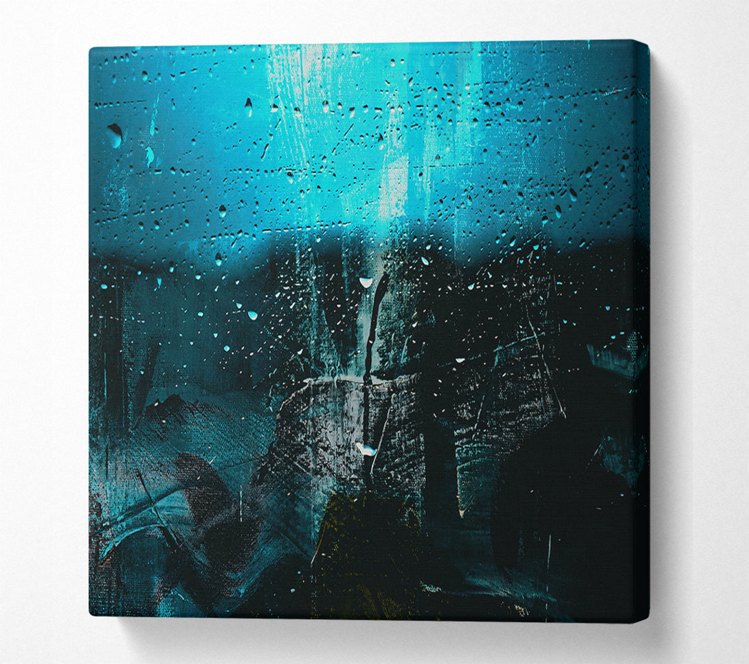  A Canvas Print of Azure Rainscape Canvas Print