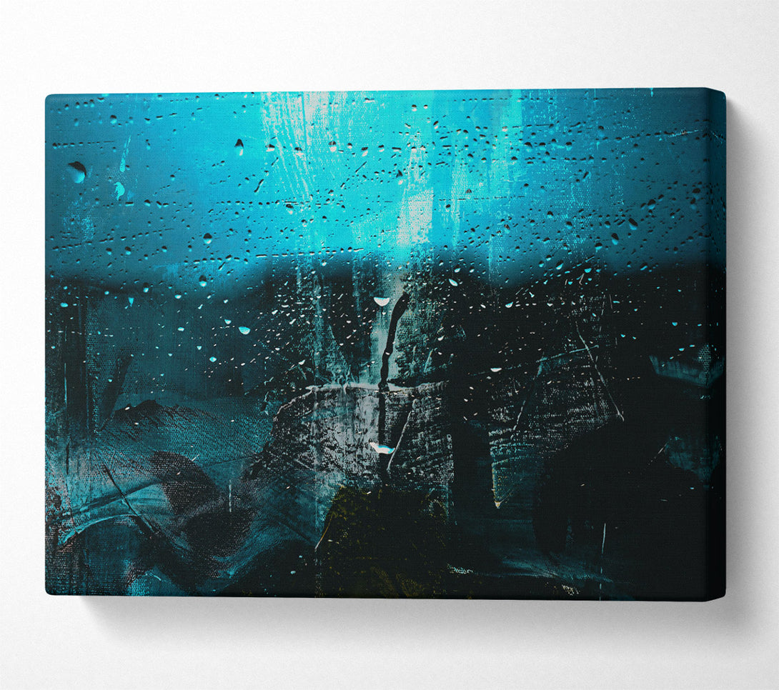  A Canvas Print of Azure Rainscape Canvas Print