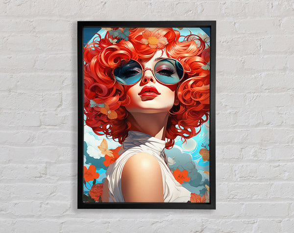 Summer Lady Framed Print