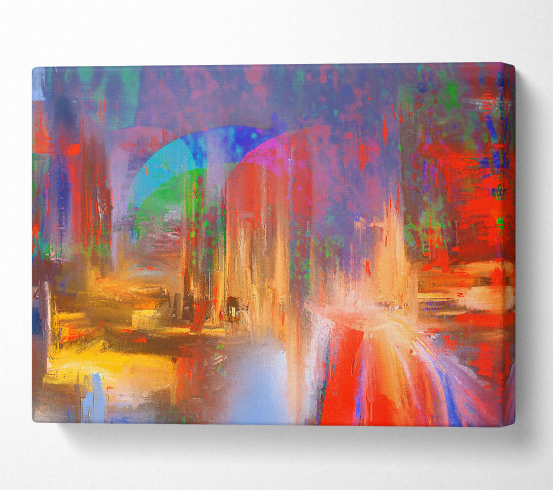  A Canvas Print of Crimson Dreamscape Canvas Wall Art
