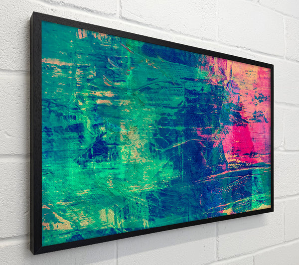 Emerald Brushstrokes Symphony