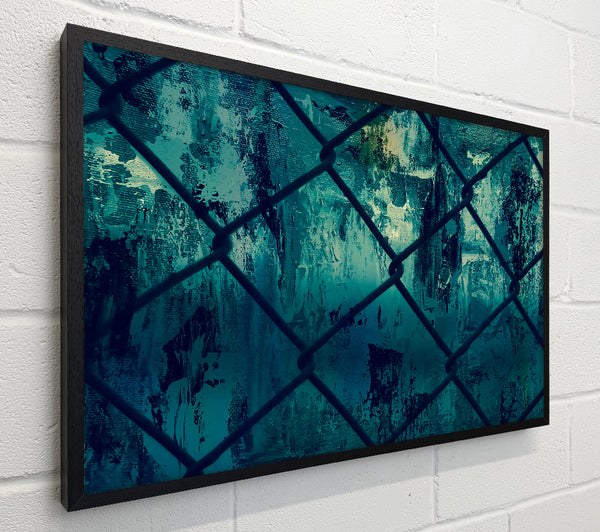 Teal Through The Fence