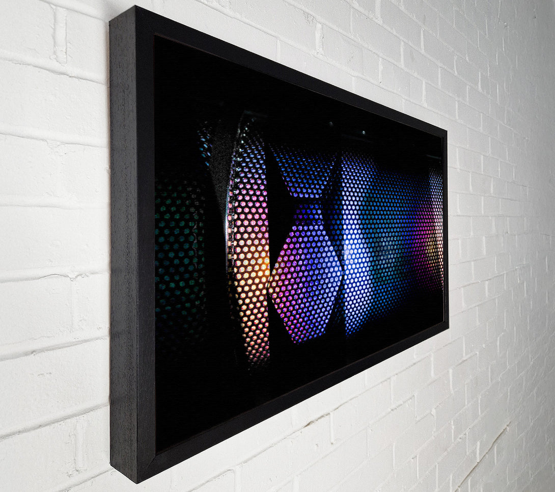  A Canvas Print of Blue Dotted Rhythm Canvas Art