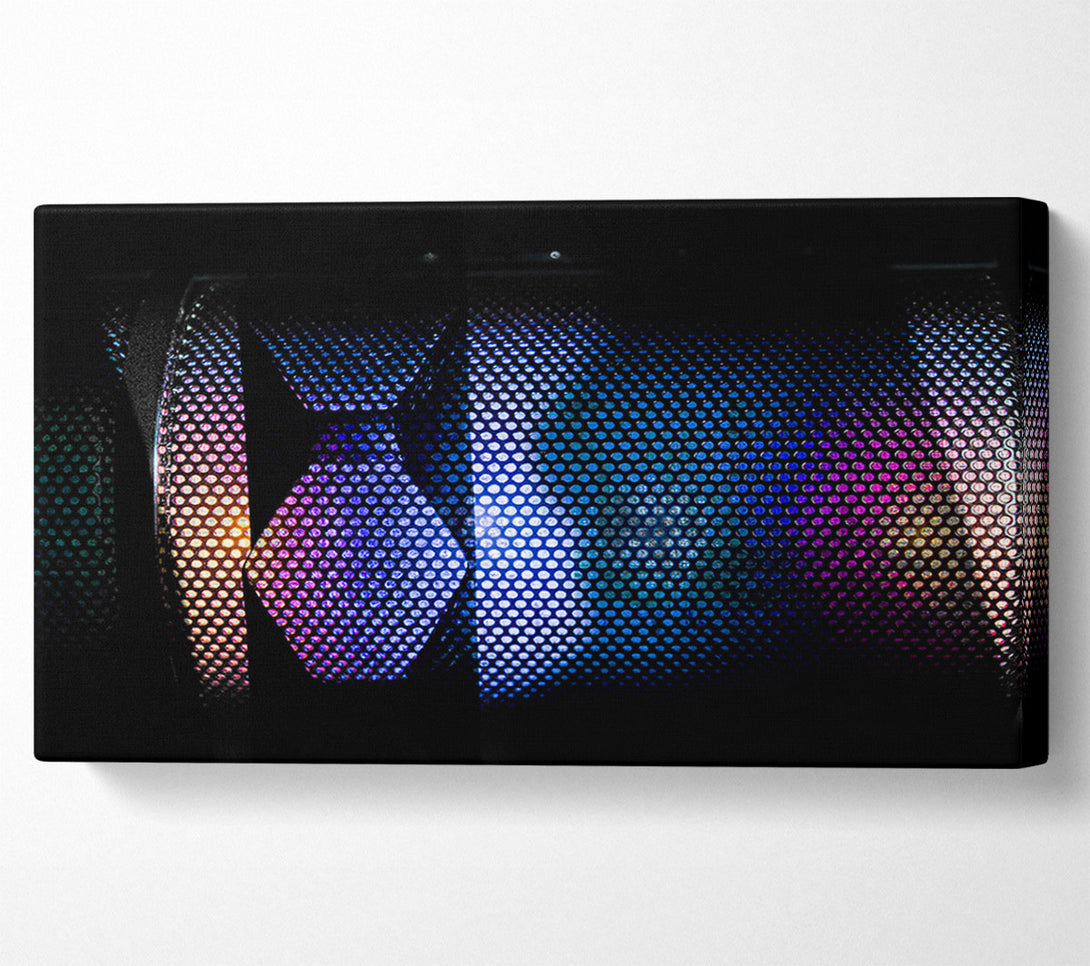  A Canvas Print of Blue Dotted Rhythm Canvas Art