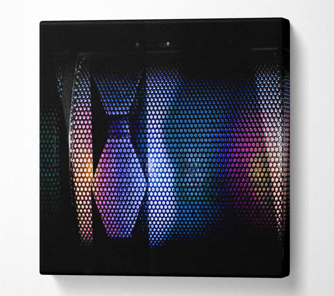  A Canvas Print of Blue Dotted Rhythm Canvas Art