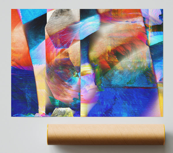 Azure Digital Dream Print