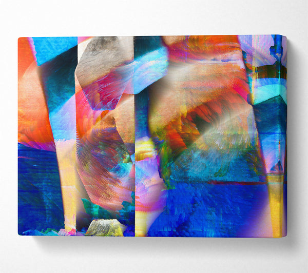  A Canvas Print of Azure Digital Dream Canvas Wall Art