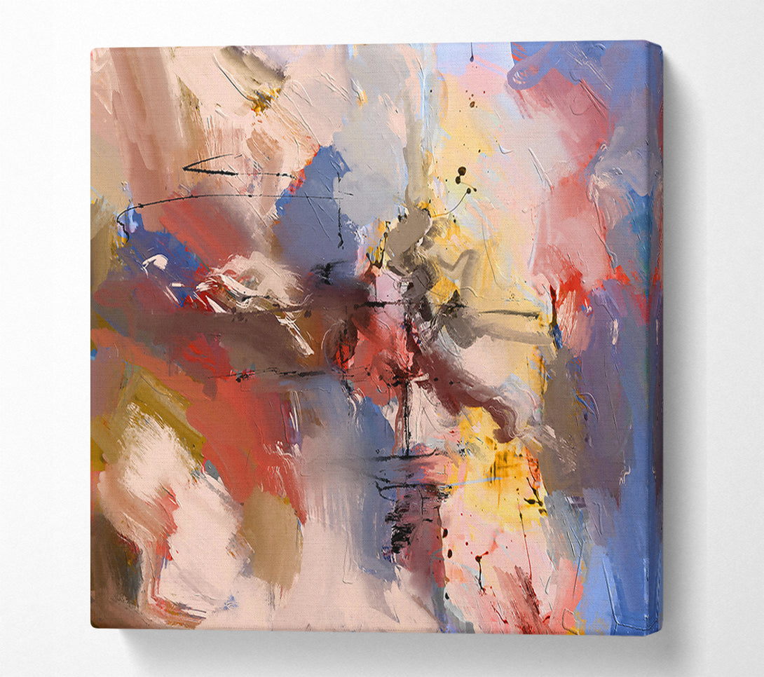  A Canvas Print of Sunset In Blush Canvas Print