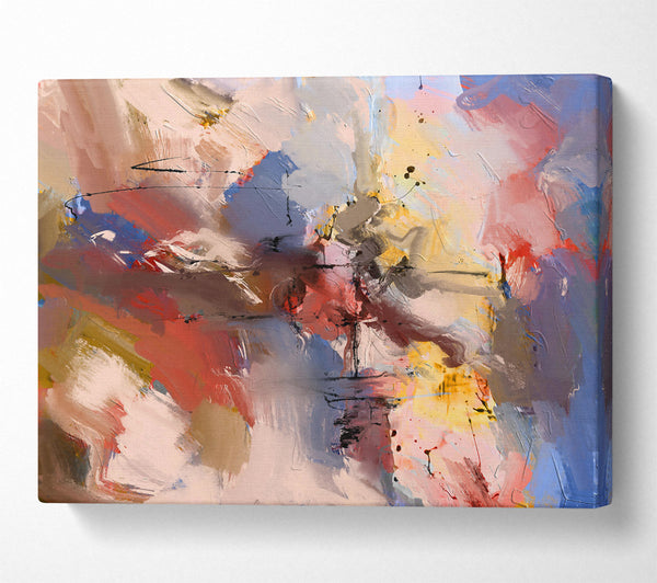  A Canvas Print of Sunset In Blush Canvas Print
