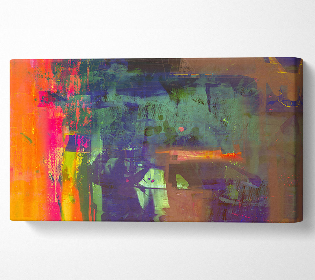  A Canvas Print of Crimson Abstract Dream Canvas Art