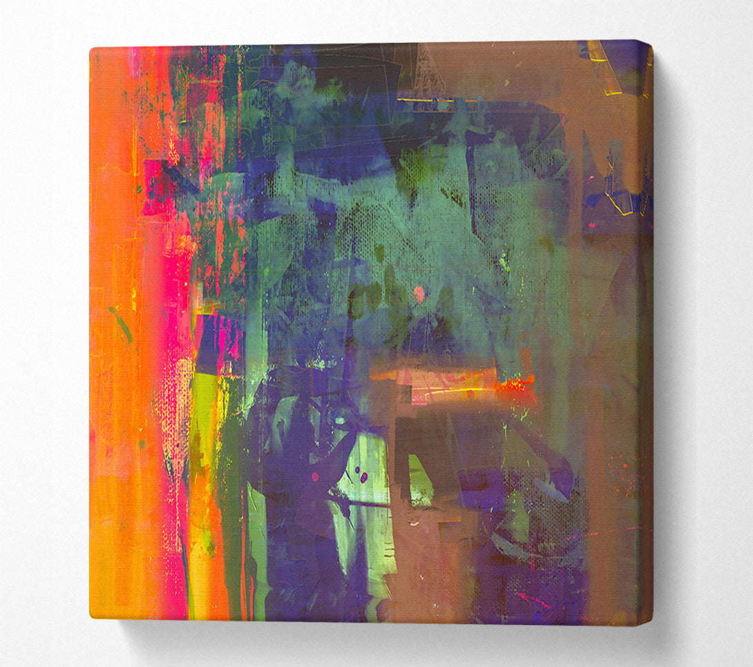  A Canvas Print of Crimson Abstract Dream Canvas Art