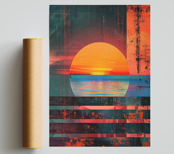 Sun On The Horizon Future Print