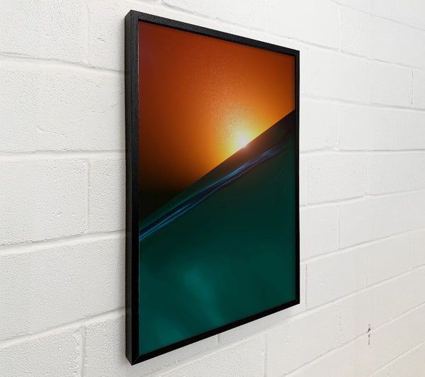 Emerald Sunset Glow