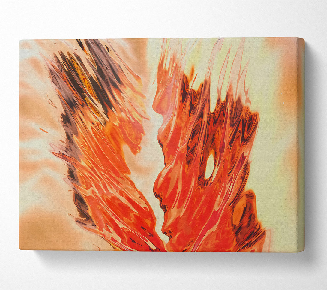  A Canvas Print of Crimson Reflection Canvas Wall Art