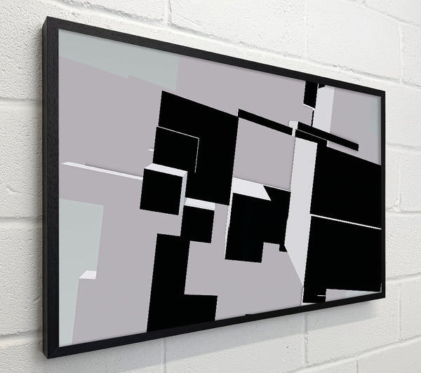 Black Geometric Abstraction