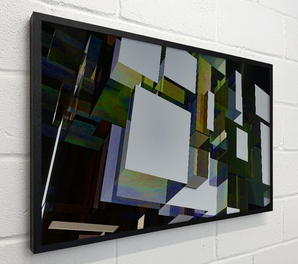 Green Glass Cubes