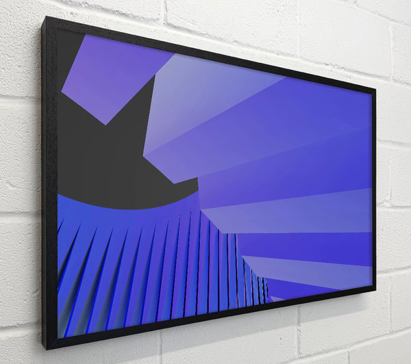 Periwinkle Geometric Abstract