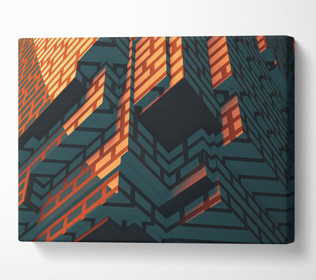  A Canvas Print of Loading... Canvas Print