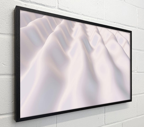 White Satin Waves