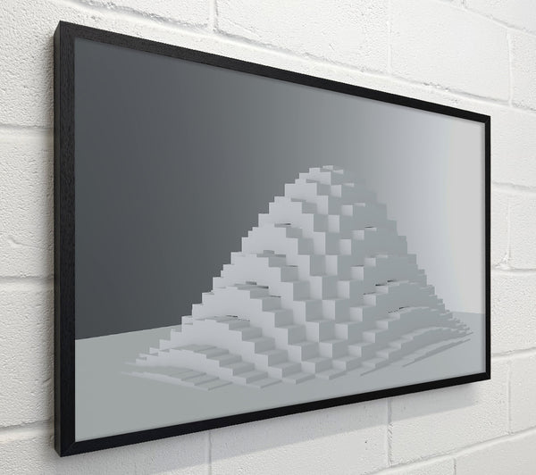 White Pixel Pyramid