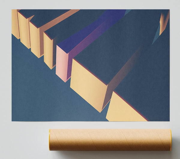 Golden Geometric Forms. Poster