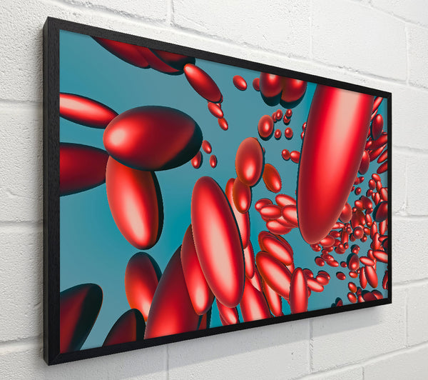 Crimson Floating Forms.