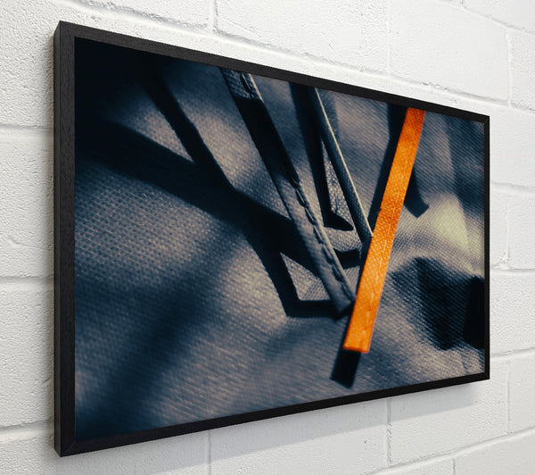 Orange Shadows On Gray