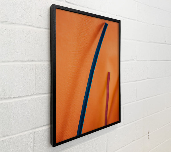 Orange Line Abstract