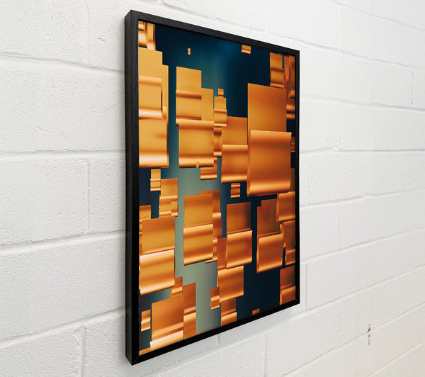 Amber Geometric Forms