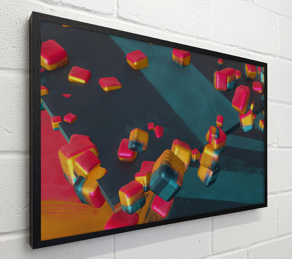 Teal Geometric Abstractions