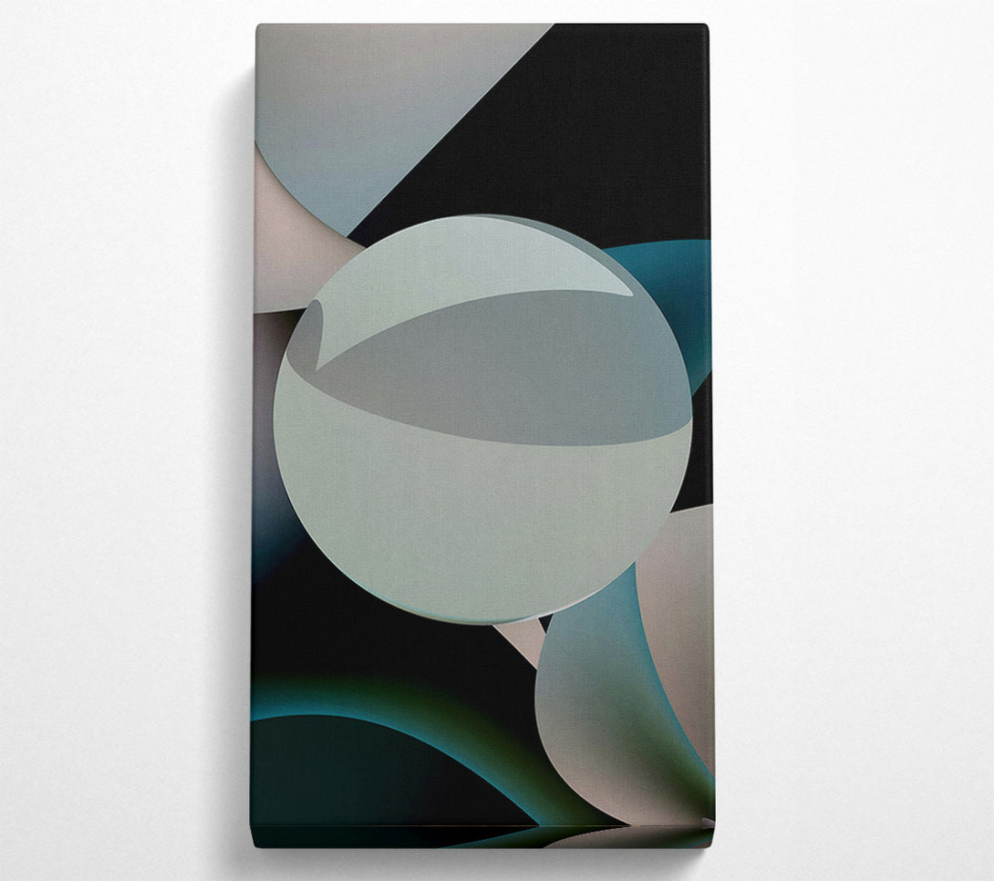  A Canvas Print of Emerald Green Orb Canvas Wall Art