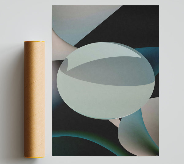 Emerald Green Orb Print