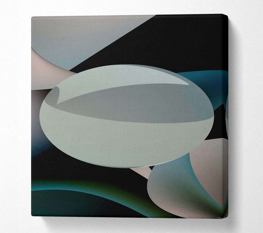  A Canvas Print of Emerald Green Orb Canvas Wall Art