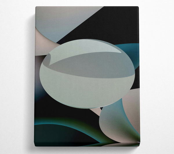  A Canvas Print of Emerald Green Orb Canvas Wall Art