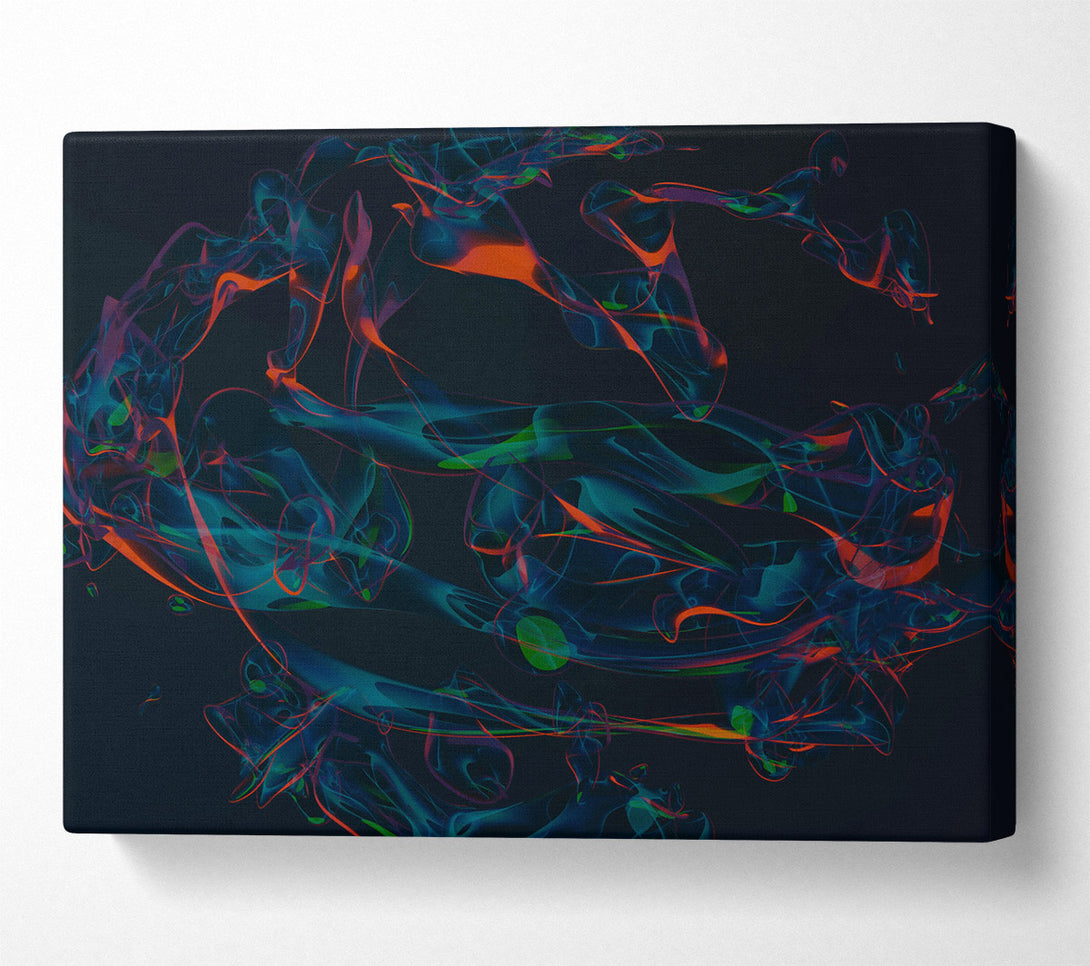  A Canvas Print of Crimson Liquid Dreams Canvas Print