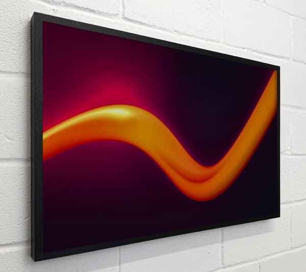 Amber Flowing Line