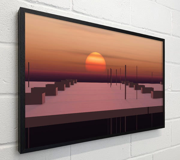Orange Sunset Horizon