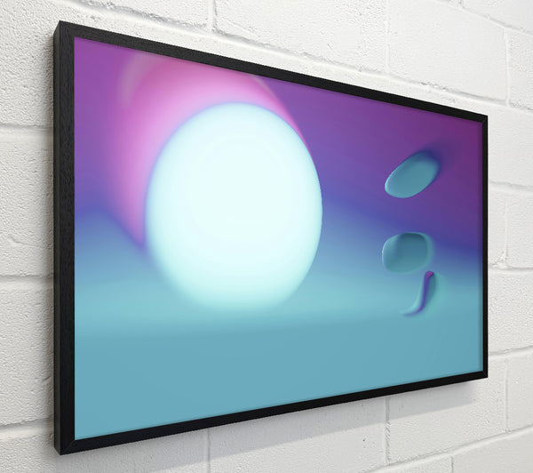 Blue Glow And Shapes