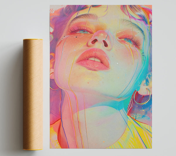 Tears Of Colour Print