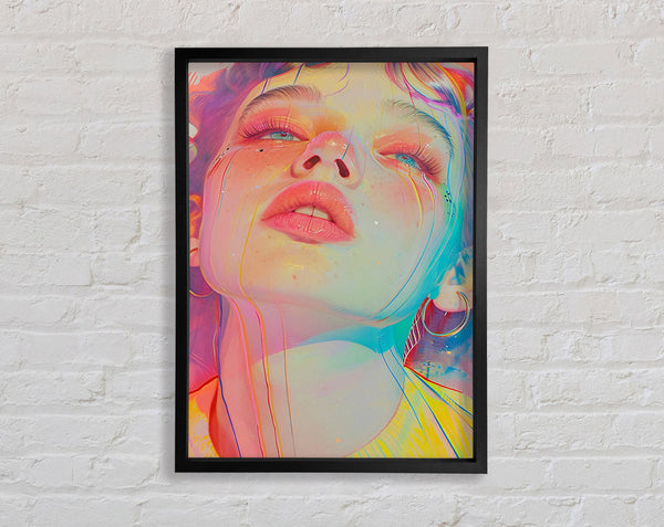 Tears Of Colour Framed Print