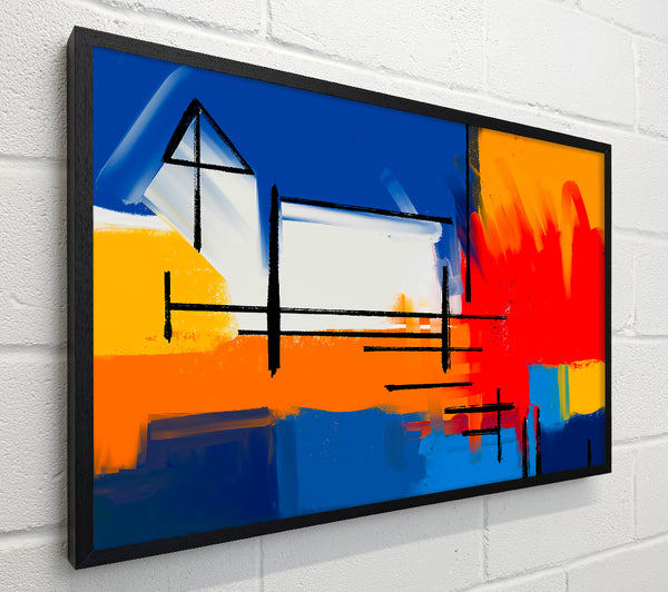 Red And Orange Abstract