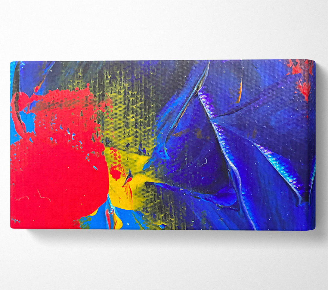  A Canvas Print of Indigo Swirls And Hues Canvas Art