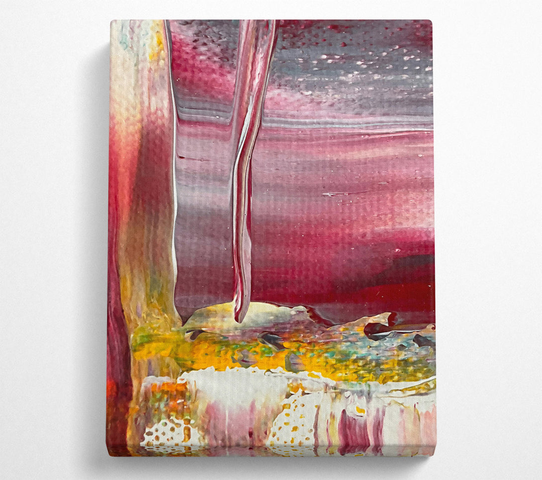  A Canvas Print of Crimson Swirl Dream Canvas Wall Art