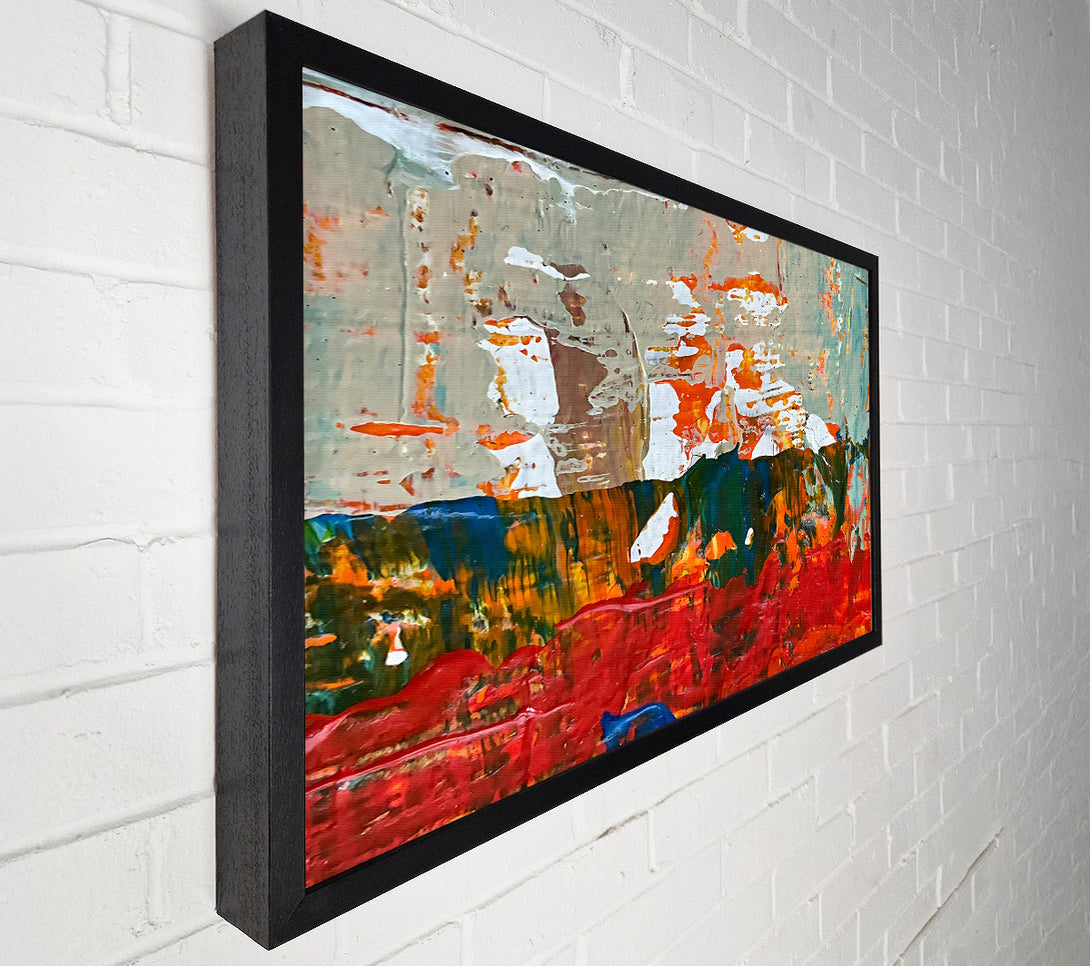  A Canvas Print of Crimson Sunset Layers Canvas Art