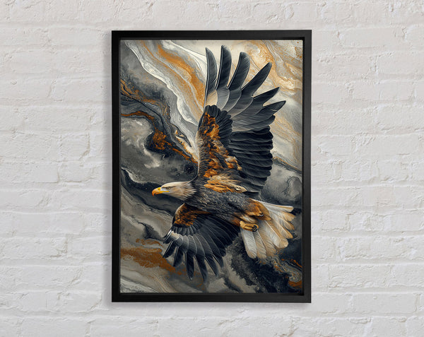 The Abstract Eagle Framed Print
