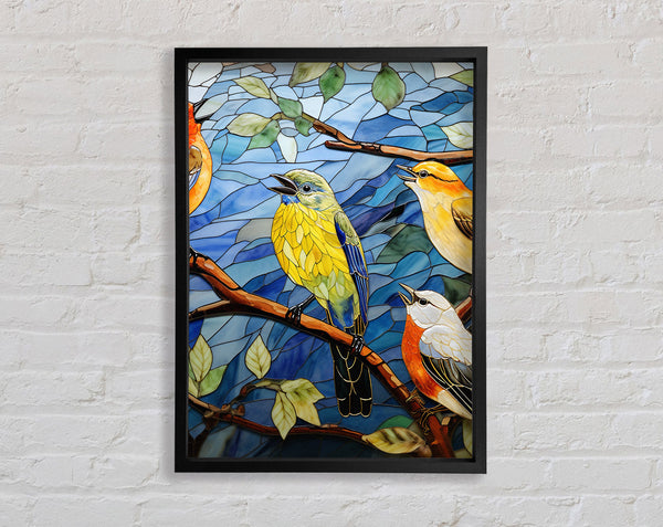 The Birds Of Laughter Framed Print