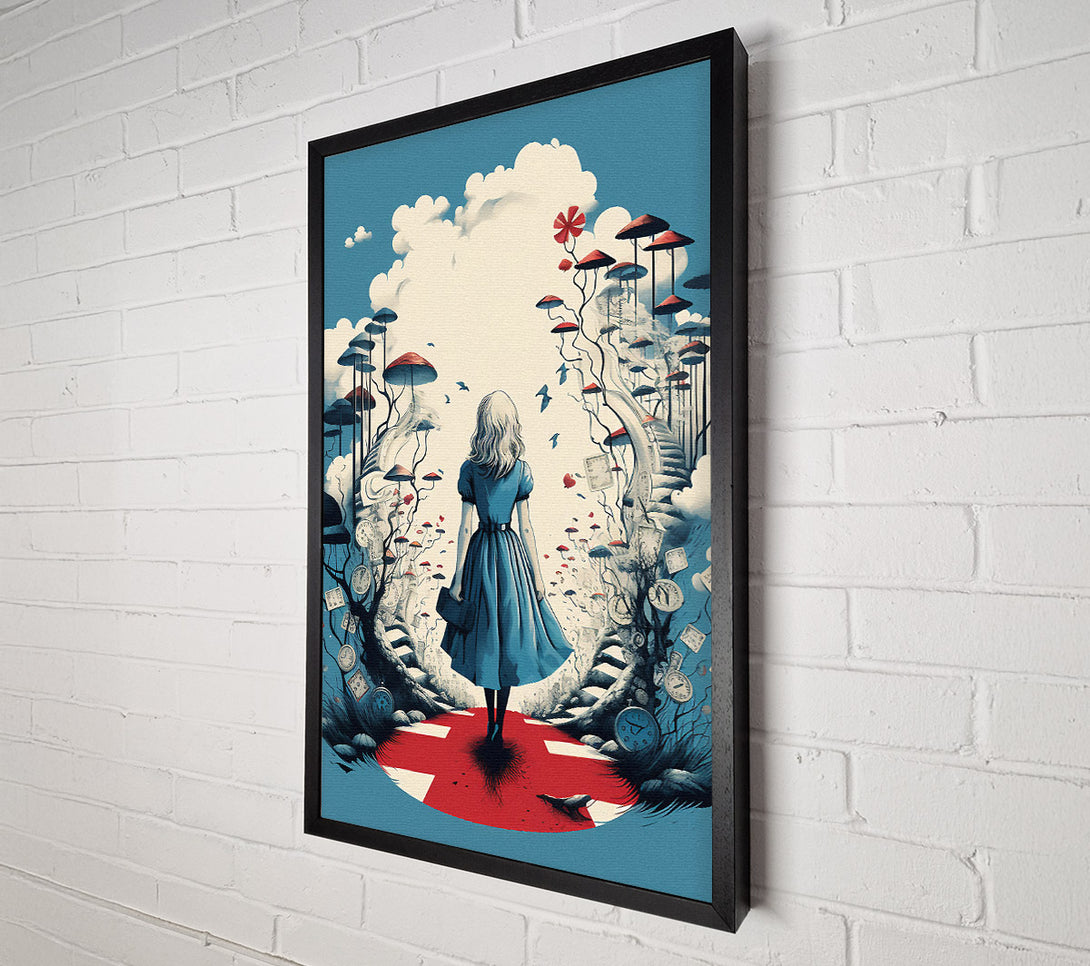  A Canvas Print of The Blue Wonderland Canvas Print