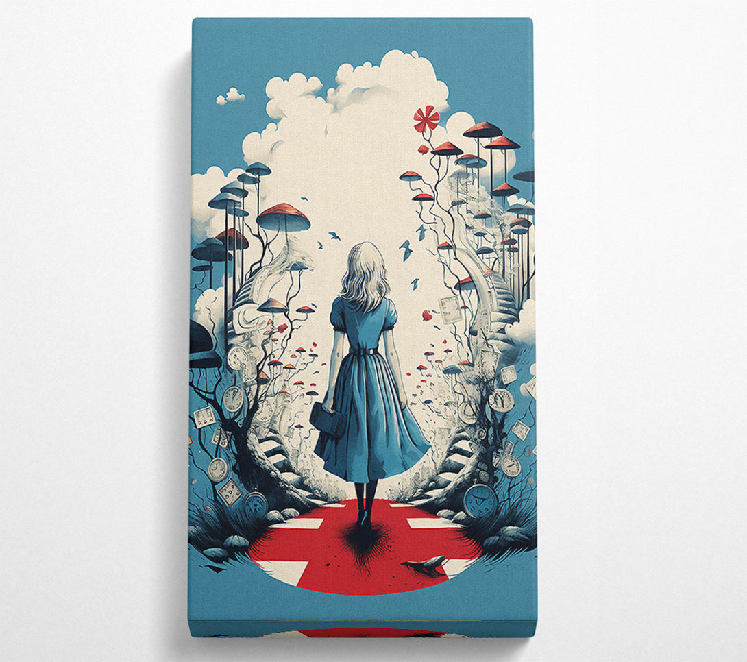 A Canvas Print of The Blue Wonderland Canvas Print